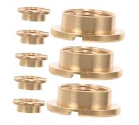 WOONEKY Set 8 Pezzi Dadi a Testa Tonda 4Mm per Meccanismo Orologio al Quarzo Dadi per Riparazione Movimento Orologio Silenzioso Accessori Fai da Te per Orologi da Parete