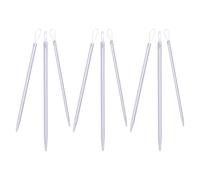 WOONEKY Set 9 Pezzi Aghi da Tessitura in Nylon Grande Occhiello, Ferri da Maglia Artigianali per Uncinetto e Cucito, Strumenti per Lavorare a Maglia e Creazione Coperte, Accessori