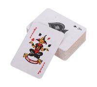 WOONEKY Set di 1 mazzi di carte da gioco mini: gioco da viaggio portatile, piccole carte da poker per bomboniere - originale per le vacanze in viaggio