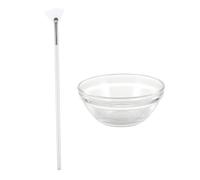 WOONEKY Set Di 2 Pennelli Per Maschera Viso in Legno E Nylon Di Alta Qualità Applicatore Per Maschera Esfoliante Chimica Per Unapplicazione Uniforme