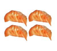 WOONEKY Set Di 4 Modelli Di Ravioli Finti Realistici Decorazioni in Plastica Per Ravioli Decorazioni Per Ristoranti Simulazione Di Cucina Materiale Sicuro