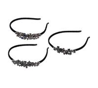 WOONEKY Set Di Cerchietti Per Con Strass Alla Moda Cerchietto Per Da Sposa Con Pietre Brillanti Elegante Per Le Occasioni Speciali