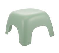 WOONEKY Sgabello Antiscivolo in Plastica Verde Panca Bassa Robusta e Leggera per Bagno Doccia e Uso Impilabile e Facile da Trasportare per Adolescenti