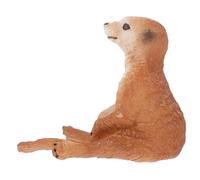 WOONEKY Simulazione Suricato in Plastica Solida Animale e Realistica Giocattolo Didattico per Decorazione Vivace per Giardino Stimola Intelligenza e
