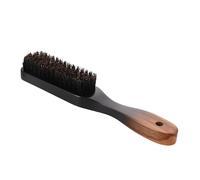 WOONEKY Spazzola per con Setole Cinghiale Legno Gradiente Pettine per e Facciali Strumento Portatile per Styling Pulizia e Viaggio