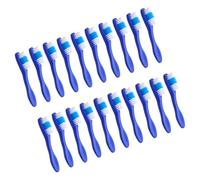 WOONEKY Spazzolini Da Denti Da Prigione Mini, Set 20 Pezzi, Manico Corto, Setole Morbide, Pulizia Dentale Sicura Per Istituti Penitenziari, Strumenti Portatili Per Uso Carcerario