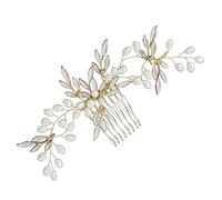 WOONEKY Splendido Pettine Per Da Sposa in Lega Fatto A Mano Accessorio Durevole Adatto All'abbigliamento Tradizionale Cinese