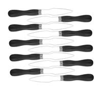 WOONEKY Strumento di Assistenza per Bottoni per Anziani e Ragazzo Ragazza, Set da 10 Pezzi in Acciaio Inossidabile Impugnatura Ergonomica, Aiuto la Chiusura dei Bottoni una Mano,