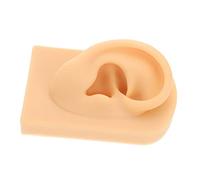 WOONEKY Strumento Didattico Per Studenti Medici Realistico Per Piercing All'orecchio Di Orecchio in Silicone Per La Pratica
