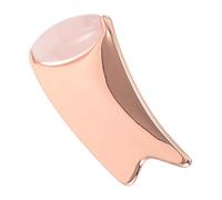 WOONEKY Strumento Facial Guasha in Metallo con per Massaggio Donna Portatile e Resistente per Sollevamento e Tonificazione Anti-aging per Viaggi e Domestico