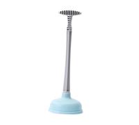 WOONEKY Stura Scarichi Bagno con Ventosa in Gomma e Lungo Sturalavandini Compatto Smontabile in ABS e Ristorante Pulizia Tubature e Lavelli