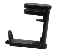 WOONEKY Supporto Cuffie Gaming con Morsetto Regolabile Sottoscrivania per Auricolari e Controller Design Ergonomico e Portagiochi Stabile per Scrivania