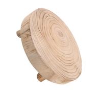 WOONEKY Supporto in Legno per Piante, Sgabello Espositore Beige, Rustico | Mensola per Esposizione di Fiori, Mensola Portavasi per Fiori, Flower Vase, Uso Interno e Balcone