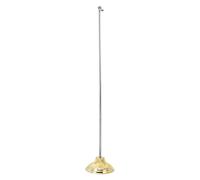 WOONEKY Supporto Telescopico per Bandiera da Ufficio in Acciaio Inossidabile Resistente all Usura, Leggero e Decorativo per Scrivania in Colore Oro