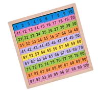 WOONEKY Tabellone Numerico Educativo in Legno per Gioco Matematico Montessori per Apprendimento Sequenza Numerica e Calcolo Sviluppo Coordinazione e Intelligenza Regalo Didattico per