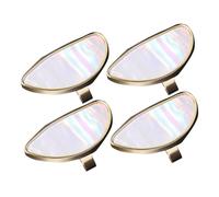 WOONEKY Tavolozza Per Manicure A Forma Di Unica Set Da 4 Pezzi Piastra Per Unghie Penne Per Nail Art Per Decorazioni E Accessori Fotografici