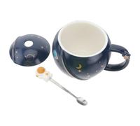 WOONEKY Tazza da Astronauta Design Creativo a Forma di Globo, Multi-funzionale in Ceramica Resistente al Calore Stili multipli per Uso Domestico e Ristorante Stili multipli