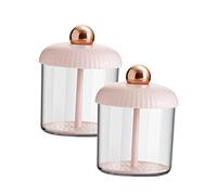 WOONEKY Tazza Per Schiuma Facciale Heartleaffs Detergente Per Il Lavaggio Del Viso Produttore Di Bolle Manuale Portatile Oro