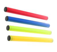 WOONEKY Testimone Protegge la Mano del Corridore Set di 4 in Plastico Leggero Colore Casuale per Gare di Corsa a Staffetta su Pista e Uso Sportivo