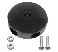 WOONEKY Tubo Limitatore In Gomma Con Tappo A Sfera Tappo A Sfera Nero