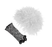 WOONEKY Wig da Scienziato Drammatico con Rete Costume Vintage per Festival e Cosplay Parrucca Laboratorio Eccentrica per Feste Tema Scienza