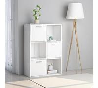 Woonisher Armadietto Bianco 60x29,5x90 cm in Legno Ingegnerizzatomobiletto mobili H6mobiletto soggiorno