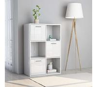 Woonisher Armadietto Bianco Lucido 60x29,5x90 cm in Legno Multistratomobiletto mobili H6mobiletto soggiorno