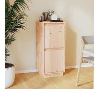 Woonisher Credenza 31,5x34x75 cm in Legno Massello di Pino mobiletto mobile da cucina mobile per cucina dispensa cucina