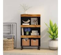Woonisher Credenza 60x33x107 cm in Legno Massello di Mangomobiletto mobili H6mobiletto soggiorno