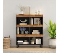 Woonisher Credenza 85x33x107 cm in Legno Massello di Mangomobiletto mobili H6mobiletto soggiorno