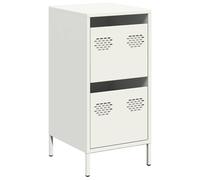 Woonisher Credenza Bianca 35x39x73,5 cm in Acciaio Laminato a Freddo credenza cucina dispensa cucina credenza cucina alta