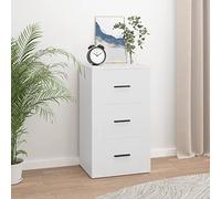 Woonisher Credenza bianca 40x33x70 cm Mobile da cucina in derivati del legno, sala da pranzo buffet, mobile da cucina buffet, piccolo mobile contenitore