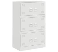 Woonisher Credenza Bianca 67x39x107 cm in Acciaio credenza cucina dispensa cucina credenza cucina alta