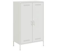 Woonisher Credenza Bianca 68x39x113 cm in Acciaio credenza cucina dispensa cucina credenza cucina alta