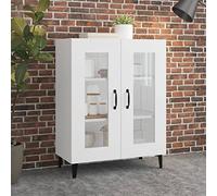 Woonisher Credenza bianca 69,5x34x90 cm mobile da cucina in derivati del legno sala da pranzo buffet mobile da cucina buffet piccolo mobile contenitore