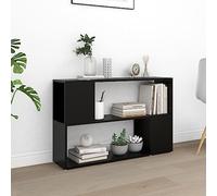 Woonisher Libreria Nera 100x24x63 cm in Truciolatomobiletto mobili H6mobiletto soggiorno