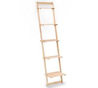 Woonisher Scala Portaoggetti a Parete in Legno di Cedro 41,5x30x176 cmMobile TV credenza mobile TV