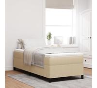 Woonisher Struttura Letto Verde Chiaro Grigio 100x200 cm Tessuto Corduroy