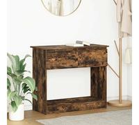 Woonisher Tavolo Consolle con Cassetti Rovere Fumo 85,5x38,5x74,5 cm