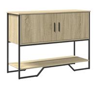 Woonisher Tavolo Consolle Rovere Sonoma 100x35x74,5 cm in Truciolato Tavolo da soggiorno in materiale a base di legno tavolino da caffè