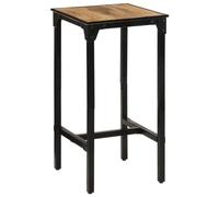 Woonisher Tavolo da Bar 60x55x107 cm in Legno Grezzo Massello di Mango