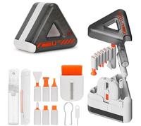 Woonyee Kit Pulizia Tastiera, Pennello Pulizia Tastiera, Accessori Pulizia per Airpods Cuffie, 24 in 1 per la Pulizia di Tastiere, Telefoni Cellulari, Macchine Fotografiche e Altri Dispositivi Elettro