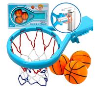 woopie basket da bagno con set di palline 2 in 1