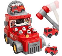 Woopie camion dei pompieri 2 in 1 - gioco Acchiappa la talpa e macchinina