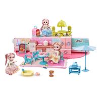 WOOPIE Camper per bambole 2 in 1 Casa XXL