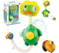 WOOPIE giocattolo da bagno per bambini tartarughina - mini doccia e fontana
