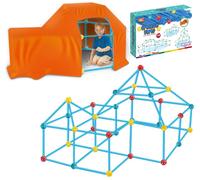 WOOPIE Grandi mattoncini da costruzione set tenda Cannucce Tubetti 128 pezzi