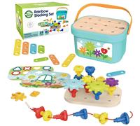 Woopie Green Box di Costruzione Motorico Montessori 12 in 1