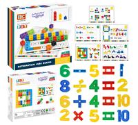 Woopie kit di costruzioni matematiche con blocchi e modelli 148 pezzi