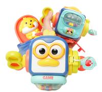 WOOPIE Pinguino Montessori Cubo Sensoriale 6v1